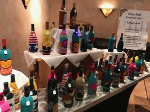 Wine Wall for Your Charity Auction Fundraiser — Charity Auctioneer Jim Miller Wine Pull Display, Silent Auction Display, Wine Pull, Tricky Tray, Fundraiser Baskets, Raffle Ideas, Christmas Fair Ideas, Spaghetti Dinner, Spin The Bottle