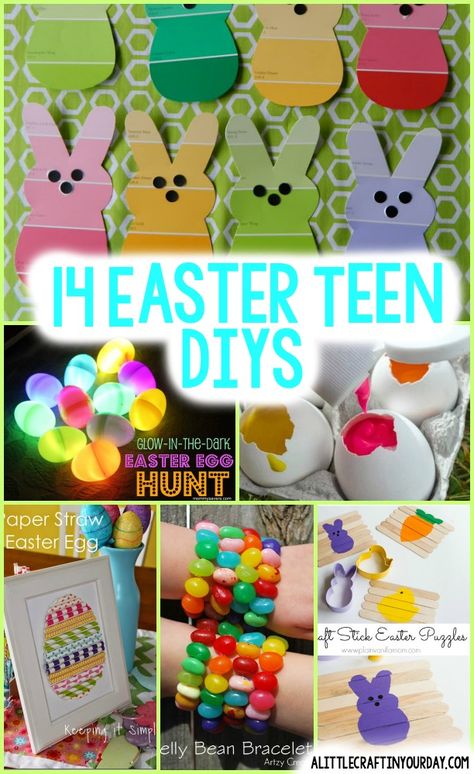 Spring time = Easter time! I love them both and todays round up shares Easter Teen DIYs that will get your kids active. Enjoy! Bunny Crafts Diy, Easter Egg Decorating Ideas Diy, Diy Easter Bunny Crafts, Easter Teens, Teen Craft Ideas, Diy Easter Bunny, Easter Egg Decorating Ideas, Egg Decorating Ideas, Christmas Gifts For Teenagers