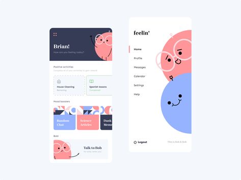 Mood Concept App Creative App Design, Application Ui Design, 블로그 디자인, To Do App, Ui Design Mobile, Journal App, App Design Layout, Ux App Design, Mobile App Design Inspiration