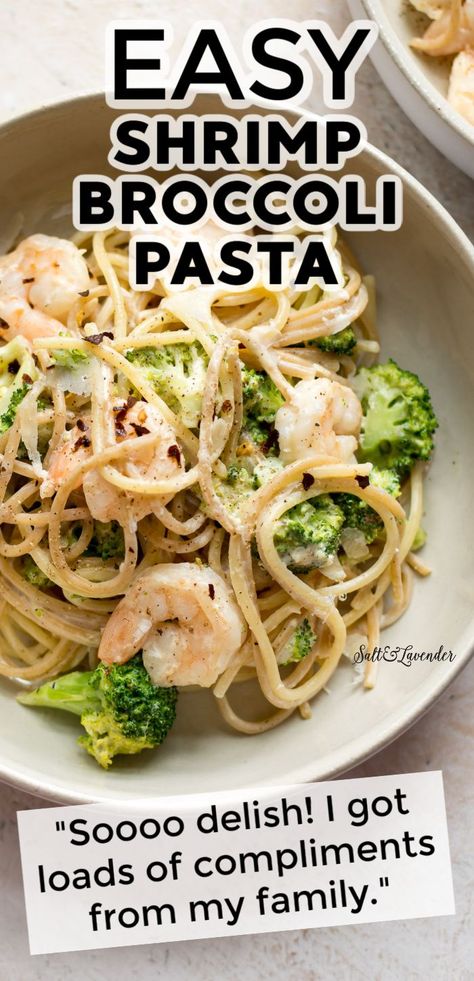 Broccoli Shrimp Recipes, Easy Shrimp Dinners For Families, Shrimp And Pasta Recipes Easy Healthy, Shrimp Spagetti Recipe, Pasta Recipes With Shrimp Easy, Shrimp And Broccoli Crockpot Recipes, Shrimp With Pasta Recipes, Shrimp Recipes With Broccoli, Shrimp Pasta Recipes With Broccoli