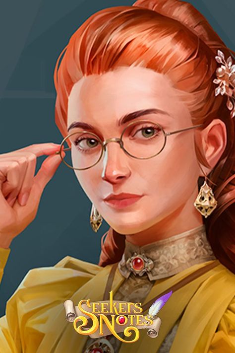 Seekers Notes, The Seekers, Semi Realism, Notes Art, Female Avatar, Game Illustration, Hidden Objects, Call Of Cthulhu, Casual Game