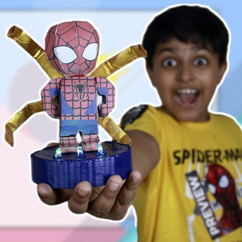 How To Make Spiders, Papercraft Templates, Marvel Superheroes, Paper Crafts Diy, Diy Paper, Paper Craft, Action Figure, Spiderman, Action Figures