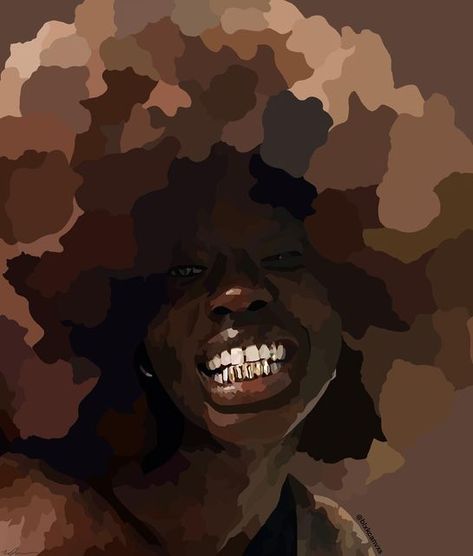 Black Artwork Abstract, Afro Centric Art, Aesthetic Woman Art, Black Digital Art, Black Women Artists, Afrocentric Art, Black Art Painting, Black Artwork, Black Art Pictures