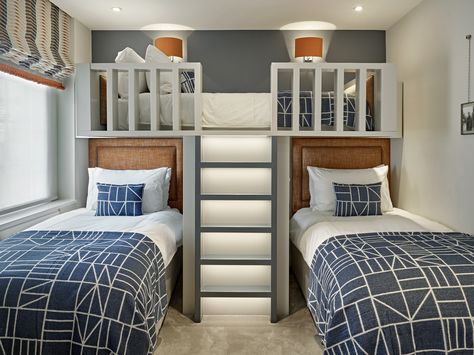 Triple Bunk Beds, Triple Bunk, Bunk Bed Designs, Space Bedding, Loft Room, Kids Bunk Beds, Traditional Bedroom, Best Furniture, Home Decor Online