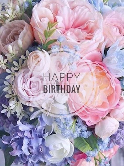 Happy Birthday Bouquet, Happy Birthday Wishes Pics, Happy Birthday Floral, Happy Birthday Flowers Wishes, Happy Birthday Illustration, Birthday Wishes Pics, Birthday Wishes Flowers, Birthday Wishes Greetings, Birthday Greetings Friend