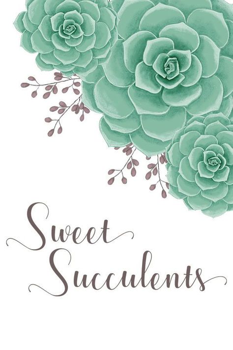 Succulent illustrations - wreaths, borders, frames, patterns and individual elements Succulent Illustration Drawing, Pastel Succulents, Succulent Illustration, Succulents Wallpaper, Succulents Illustration, Succulents Drawing, Succulent Images, Succulent Frame, Succulent Design