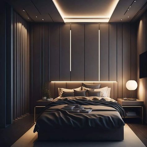 Bedroom Design ✨️| Interior design ✨️👌 . . . Bedroom ideas , bedroom styling , bedroom decor bedroom furniture . . . @sethiglassplywood . . . #trendingreels #bedroomtour #instagramreels #luxurybedroomdesign #smartlighting #bedroominteriors #trendinginterior #mainbedroom #luxuryinteriordesign #bedroomdecor #lightingdesign #bedroominspiration #bedroomdesign #glamhomedecor #dressingroom #sethiglassplywood #classyinteriors #bedroominteriordesign #bedroominteriorstyping #maximalistinteriors #b... Mustard And Grey Bedroom, Elegant Bedroom Ideas, Mini Theatre, Black And Grey Bedroom, Light Gray Bedroom, Grey Bedroom Design, Grey Bedroom Ideas, Bedroom Design Styles, Dark Rooms