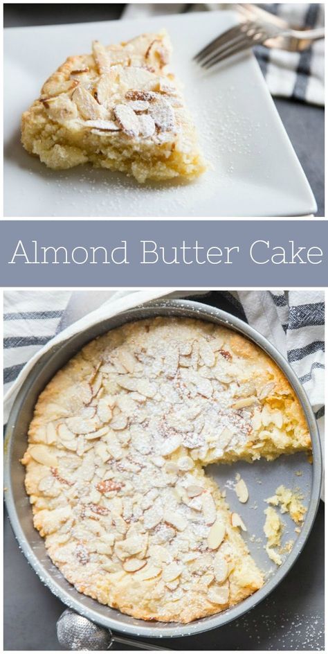 Almond Butter Cake, Almond Paste Recipes, Almond Cake Recipe, Butter Cake Recipe, Flavored Butter, Almond Paste, Almond Cake, Almond Flavor, Almond Cakes