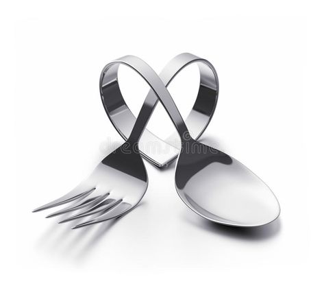 Cutlery heart. Bent spoon and fork representing a heart , #AFFILIATE, #Bent, #heart, #Cutlery, #representing, #fork #ad Spoon And Fork Tattoo, Vintage Fork Tattoo, Fork Spoon Logo, Heart Spoon, Tp Logo, Spoon And Fork Logo Kitchen Art, Bent Spoon, Abstract Design, Tattoos