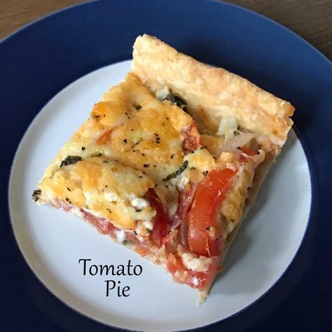 Mini Sheet Pan Tomato Pie Mini Tomato Pie, Rice Main Dishes, Tomato Pie Recipe, Stuffed Vegetables, Baked Pie Crust, Vegetables Side Dishes, How To Make Pie, Tomato Pie, Veggie Noodles