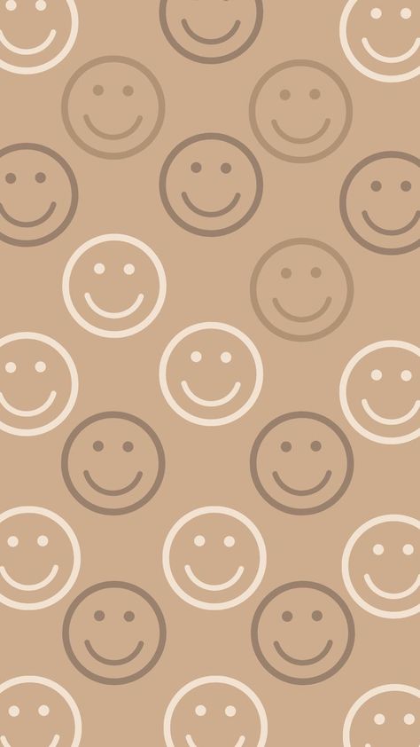 MochaLatte Inspired, Trendy Aesthetic, Smiley Face, iPhone Wallpapers, Cute Aesthetic Smiley Face, Iphone Background Inspiration, Wallpapers Cute, Cute Iphone Wallpaper Tumblr, Cheetah Print Wallpaper, Happy Smiley Face, Cute Home Screens, Cute Smiley Face, Simple Phone Wallpapers