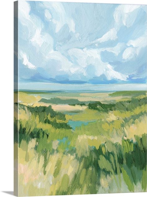 Coastal Dune II Wall Art, Canvas Prints, Framed Prints, Wall Peels | Great Big Canvas Blue And Green Landscape Art, Modern Coastal Farmhouse Art, Sand Watercolor, Modern Landscape Painting, Green Paintings, Abstract Art Landscape, Prints Wall, Blue Peach, Dark Forest Green