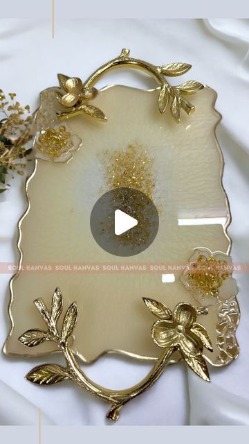 Soul Kanvas (SK) | Resin Artist on Instagram: "Order our Luxurious tray collection now!!!!
Each tray is a unique masterpiece with unparalleled utility. Whether you’re serving cocktails to guests or simply adding a touch of sophistication to your decor, our trays are the perfect companions. 🥂

#soulkanvas #resintray #festivecollection #diwalidecorations #luxurioustray #luxuriousdecor #festivedecor #resintrays #luxuryliving #diwalidelights #handcraftedluxury #homeaccents #uniquehomedecor #resinplatter #resinengagementplatter #resinringplatter #supporthandmade #supportartists" Resin Serving Tray, Resin Artist, Resin Ring, Diwali Decorations, Support Artists, Luxury Decor, Support Handmade, Artist On Instagram, Unique Home Decor