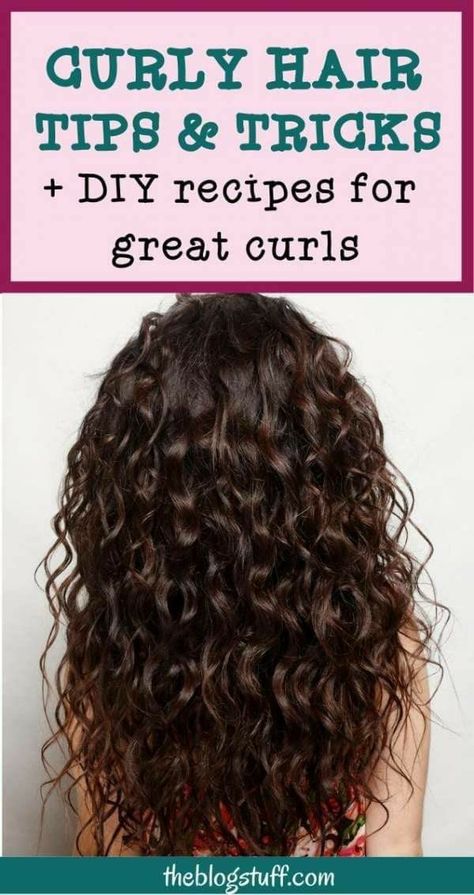 Curly Hair Tips And Tricks, Hair Tips And Tricks, Diy Curls, Really Curly Hair, Dry Frizzy Hair, Hair Care Recipes, Unruly Hair, Curly Hair Updo, Healthy Hair Tips