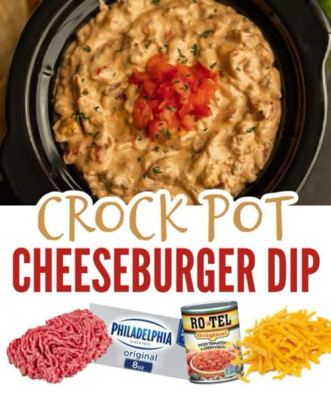 Hot Hamburger Dip, Hamburger Cheese Dip Crockpot, Hamburger Dip Velveeta, Hamburger Dip Velveeta Crock Pot, Cheese Burger Dip Crockpot, Slow Cooker Cheesy Hamburger Dip, Cheeseburger Dip Crockpot Velveeta, Warm Dips Crockpot, Easy Dip