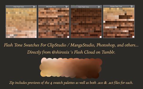 Aiyako's Flesh Tone Swatches by aiyako-art on DeviantArt Flesh Cloud, Skin Color Chart, Tumblr Post, Colors For Skin Tone, Drawing Practice, Commissions Open, Graphic Arts, Survival Tips, Drawing Tips