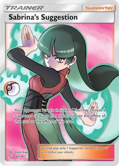 Sabrina's Suggestion number 181/181 of expansion Team Up of Sun and Moon era. All Full Art Trainer Pokemon cards are available for sale at best price on our comparator #pokemon #pokemoncards #pokemoncommunity #geek #manga #sabrinassuggestion Sabrina Pokemon, Pokemon Outfits, Pokemon Full Art, All Pokemon Cards, Rare Pokemon Cards, Cool Pokemon Cards, Pokemon Gifts, Gym Leaders, Pokemon Trainers