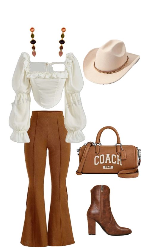 Boho classy cowgirl cow girl western wear concert outfit clothing fit idea inspo date night Classy Cowgirl Outfits, Girls Western Wear, Classy Cowgirl, Girl Western, Looks Country, Cowgirl Outfits, Cow Girl, Country Outfits, Night Outfits