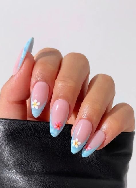 Theme Nails, Beach Themed Nails, Tropical Nail Designs, Hawaii Theme, Beach Nail Designs, Themed Nails, Tropical Nails, Best Nail Art, Tropical Design