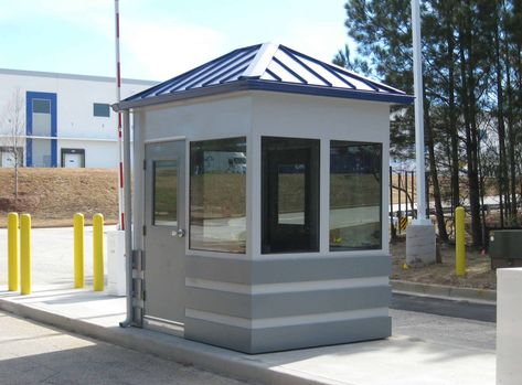 Security Buildings - Porta-King Guard Booth, Security Booth, Prefabricated Structures, High Security Locks, Guard House, Roof Lines, Gate House, Standing Seam, Building Systems