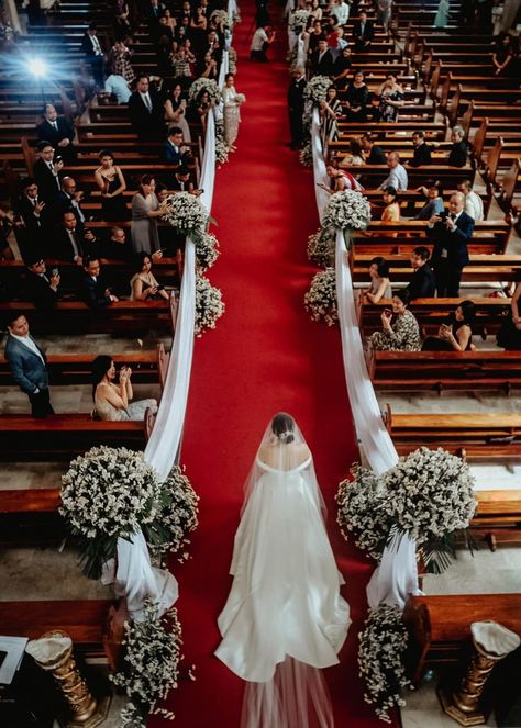 Wedding In Church Decorations, Church Styling Wedding, Church Isle Wedding Decor Rustic, Isle Decorations Wedding Church, Altar Wedding Decorations Church, Church Venue Wedding, Church Wedding Flowers Altar Catholic, Aisle Decorations Wedding Church, Church Aisle Wedding Decor