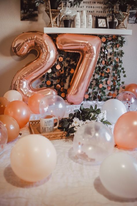 27 years and going… (How To DIY a birthday photoshoot) 27 Year Old Birthday Photoshoot, 27th Birthday Balloons, 27 Birthday Balloons, 27 Years Old Birthday Cake, Happy Birthday 27 Years, Birthday 27 Years Ideas, Hello 27 Birthday, Cake 27th Birthday, 27 Birthday Ideas For Him