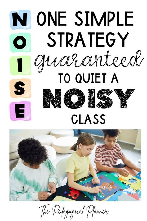 Best Classroom Management Tip for Chatty Students NOISE Quiet System - This Strategy ACTUALLY WORKS Preschool Noise Level Chart, Getting Class Attention, Ways To Get Class Attention, Class Volume Noise Levels, Quiet Classroom Ideas, Classroom Management Noise Control, Class Noise Management, How To Get Your Class To Stop Talking, Excessive Talking In The Classroom