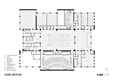 Gallery of Lower Mountjoy Teaching and Learning Centre / FaulknerBrowns Architects - 22 Pyramid Roof, Durham University, Lecture Theatre, Civil Engineering Design, Internal Courtyard, Standing Seam, Teaching And Learning, Collaborative Learning, Education Center