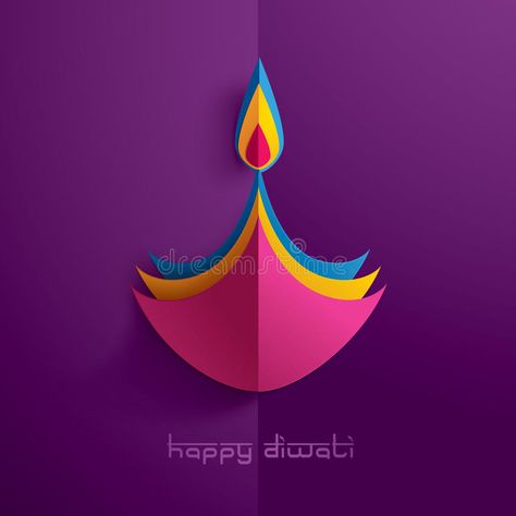 Happy Diwali. Paper Graphic of Indian Diya Oil Lamp Design. Happy Diwali. The Fe , #AFF, #Graphic, #Indian, #Paper, #Happy, #Diwali #ad Diwali Massage, Diwali Decorations At Home Diy Paper, Diwali Graphics, Diwali Craft For Children, Diwali For Kids, Lights Illustration, Happy Diwali Pictures, Diwali Activities, Diwali Holiday