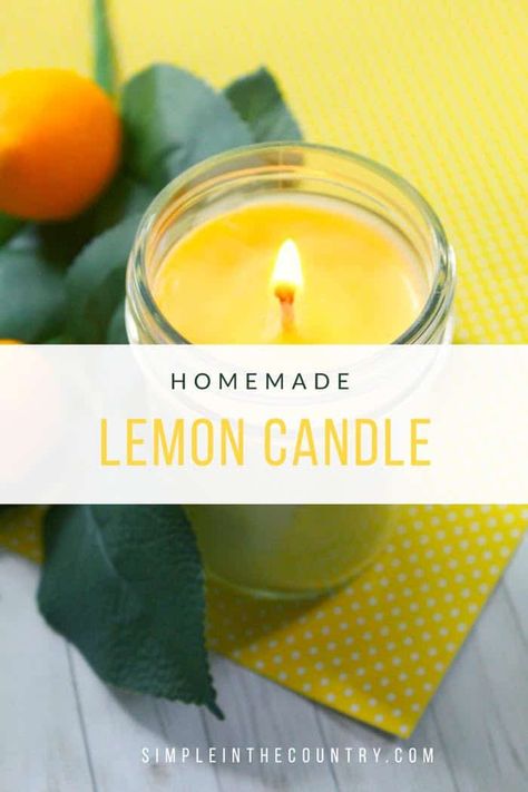 Lemon Candles Homemade, Scented Candles Diy, Homemade Candle Recipes, Lemon Scented Candle, Candle Scents Recipes, Expensive Candles, Smelling Candles, Diy Candles Easy, Diy Candles Homemade