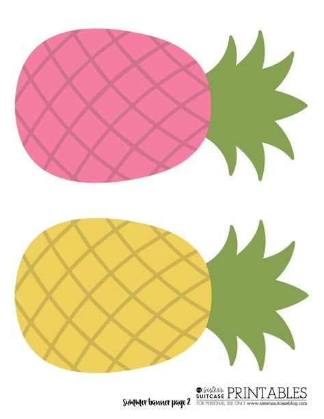 Pineapple Banner Pineapple Classroom, Pineapple Theme, Pineapple Birthday, Flamingo Theme, Hawaiian Birthday, Pineapple Parties, Fiesta Tropical, Pineapple Decor, Cute Pineapple