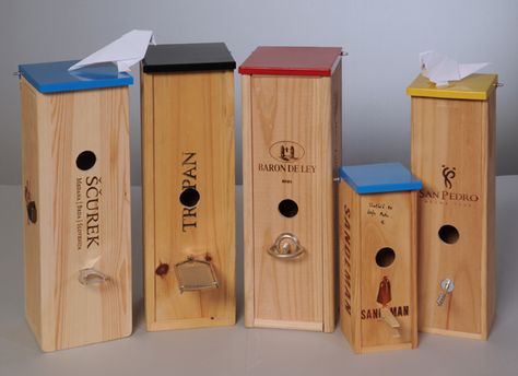 noid 6 ok M Bird Cathedral Wine Box Crafts, Wine Crates, Diy Locker, Wood Wine Box, Wood Packaging, Wine Boxes, Wooden Wine Boxes, Birds And The Bees, Wine Crate