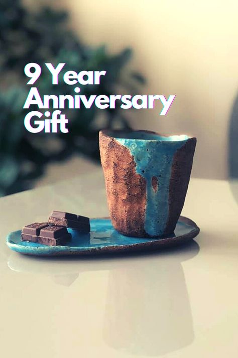 Pottery Anniversary Handmade Gift Idea Pottery Anniversary Gift, Anniversary Gifts Handmade, 9 Year Wedding Anniversary, 9 Year Anniversary, Jewelry Dishes, Wedding Day Gifts, Year Anniversary Gifts, Happy Marriage, Jewelry Dish