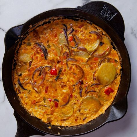 Tex-Mex Frittata By Ree Drummond Mexican Frittata, Fritata Recipe, Frittata Recipe, Chunky Salsa, Pioneer Woman Recipes, Frittata Recipes, Ree Drummond, Pepper Jack, The Pioneer Woman