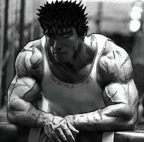 Guts Pfp, Basketball Live Wallpaper, Baki Aesthetic, Noxus League Of Legends, Gym Icon, Aesthetics Bodybuilding, Madara Wallpaper, Bodybuilding Pictures, Gym Wallpaper