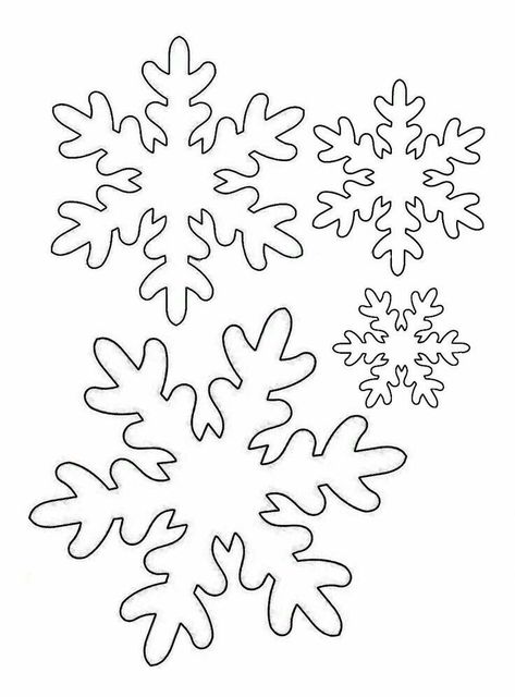 Snowflakes Template, Snowflake Coloring Pages, Snowflake Template, Idee Cricut, Christmas Window, Christmas Templates, Snowflake Pattern, Christmas Coloring Pages, Winter Crafts