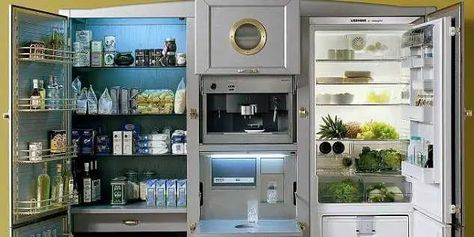 This $41,500 Fridge Almost Eliminates The Need For A Kitchen Samsung Smart Fridge, Expensive Kitchen, Fridge Models, Refrigerator Whirlpool, Retail Advertising, Smart Fridge, Refrigerator Brands, Samsung Fridge, Expensive Things