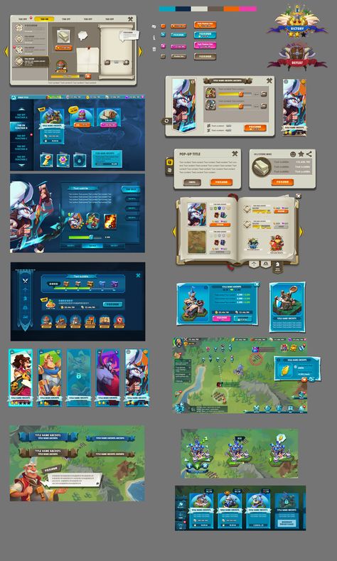 Puzzle Game Ui, Mobile Game Art, Ui Game Design, Game Layout, Mobile Game Ui, Video Game Concept, Casual Game Art, Idle Game, Game 2d