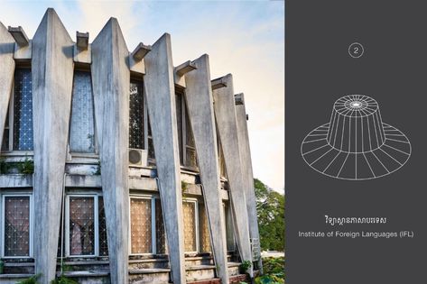 5 everyday objects transformed into design wonders — Raintree Cambodia Suprematism Architecture, Khmer Building, Cambodian Architecture, Vann Molyvann, Khmer Architecture, Architecture 101, French Buildings, Bad Room, Dome Structure