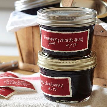 Blueberry Chardonnay Jam Wine Jam, Canning Beans, Blueberry Jelly, Wine Jelly, Sweet Sauces, Food Preserving, Canned Goods, Wild Berries, Midwest Living