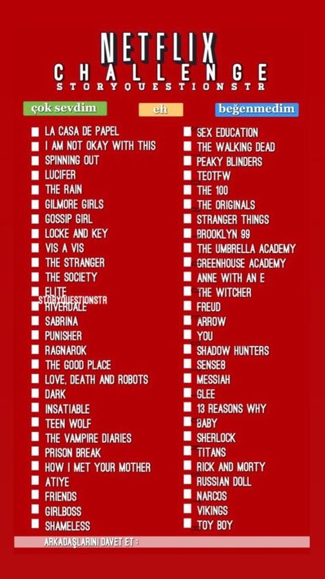 Netflix Challenge, Netflix Suggestions, Netflix Movie List, Netflix Categories, Netflix Shows To Watch, Netflix Movies To Watch, New Movies To Watch, Tv Series To Watch, Tv Watch