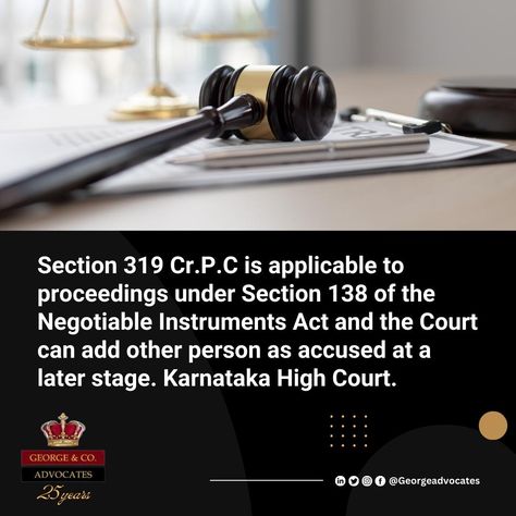 Negotiable Instruments, High Court, The Court, Acting, Canning, Quick Saves