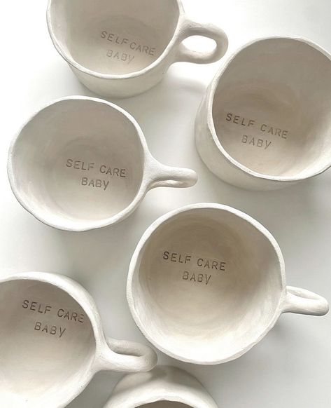 Pottery Quotes, Live A Happy Life, Ceramic Cutlery, Pottery Painting Designs, Handmade Cups, Keramik Design, Hand Built Pottery, Pottery Crafts, Diy Pottery