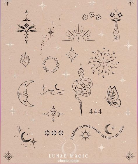 Brown Tattoo Ink, Sewing Tattoos, Earthy Tattoos, Small Girly Tattoos, Astrology Tattoo, Hand And Finger Tattoos, Small Pretty Tattoos, Bff Tattoos, Horror Lovers