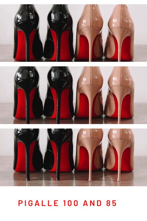 Pigalle shoes by Christian Louboutin Lubitouns Heels, Louboutin Heels Outfit, Manifestations Board, Red Bottom Heels Christian Louboutin, Shoes Magazine, Christian Louboutin Lipstick, Lou Boutin Shoes, Red Bottom Heels, Christian Louboutin Boots