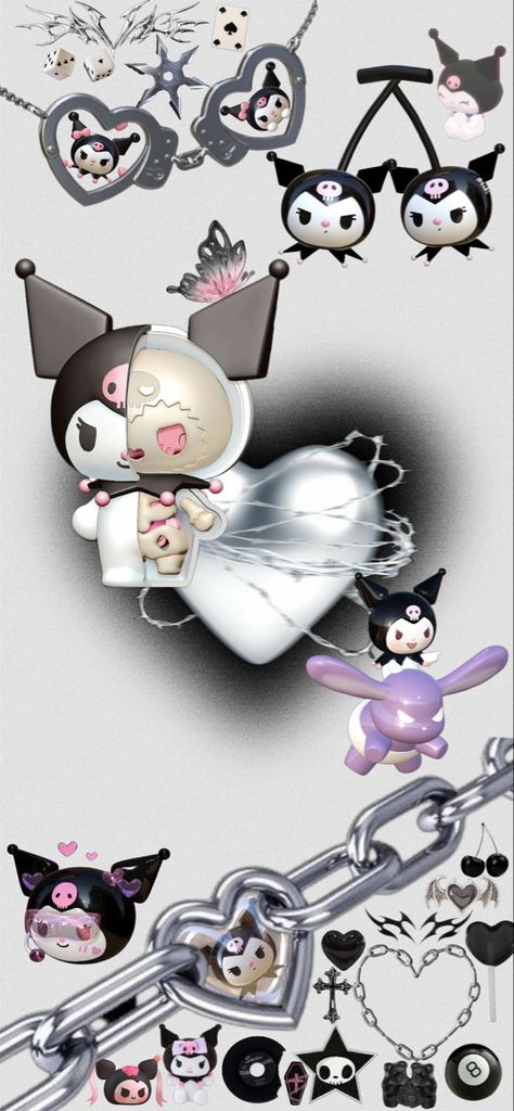 Cute Wallpaper Kuromi, Cute Wallpapers Kuromi, Sanrio Kuromi Wallpaper, Kuromi Lockscreen Aesthetic, 3d Wallpaper Iphone Kuromi, Kuromi Lockscreen Wallpaper, Y2k Kuromi, Kuromi Wallpapers, Kuromi Keyboard Wallpaper