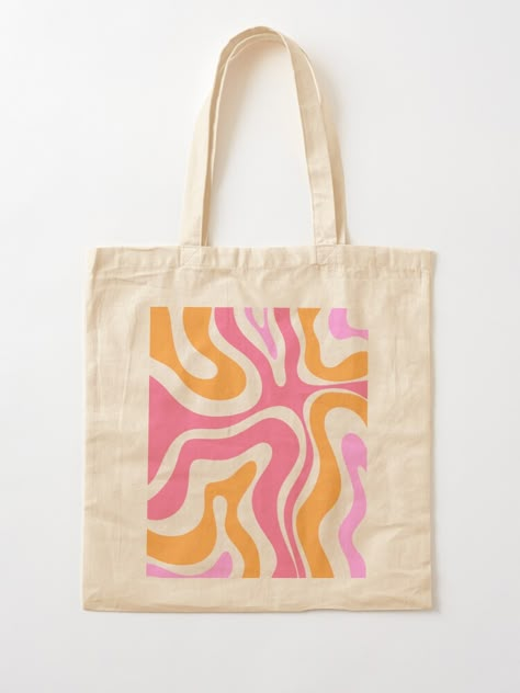 Totebag Inspo Aesthetic, Cute Bag Painting Ideas, Toat Bags Design Diy, Tote Bag Pattern Paint, Simple Tote Bag Design Paint, Decorating Canvas Bags, Painting On Canvas Bag, Painted Canvas Bags Ideas, Painting Canvas Tote Bags Diy