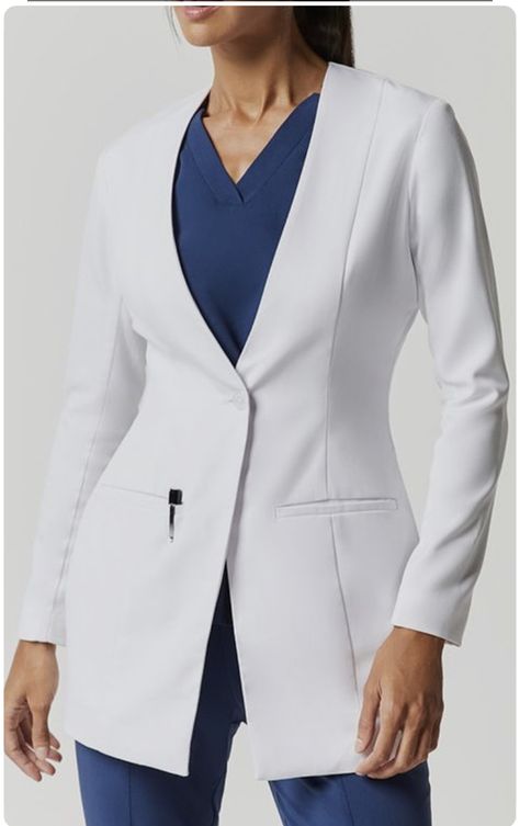 Lab Coat Fashion, Doctor White Coat, Dental Uniforms, Medical Scrubs Fashion, Doctor Coat, White Lab Coat, Stylish Scrubs, Medical Fashion, Medical Scrubs Outfit