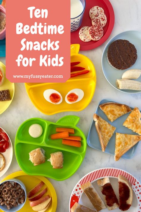 Kids Bedtime Snacks, Toddler Bedtime Snack Ideas, Healthy Bedtime Snacks For Kids, Bedtime Snacks For Toddlers, Toddler Bedtime Snack, Best Snacks Before Bed, Bedtime Snacks For Kids, Easy Bedtime Snacks, Healthy Night Time Snacks