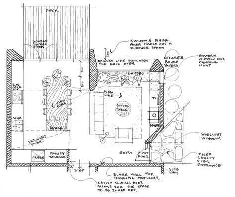 Floor Plan Sketch, Restaurant Floor Plan, Spa Art, Log Cabin Floor Plans, Bungalow Homes, Cabin Floor Plans, Open Concept Floor Plans, Interior Sketch, Mini Clubman